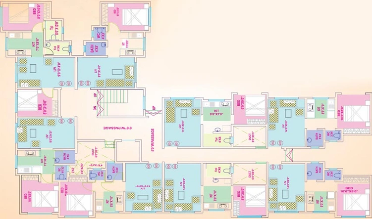 Floor Plan of Anant Divya in Alyali, Palghar - Image 142599