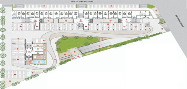 Master Plan of Uma Yash Imperia in Chharodi, Ahmedabad - Image 142635