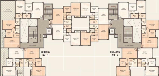 Floor Plan of Ananta Keshav Srushti in Haranwali, Palghar - Image 142656