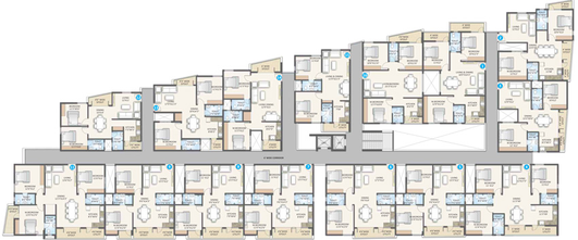 Floor Plan of R Sun Clover in Doddakannelli, Bangalore - Image 142676