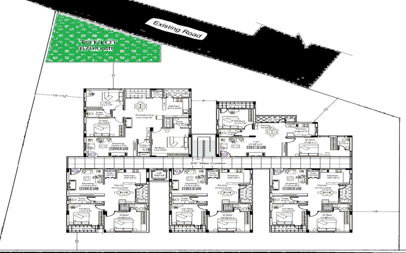 Master Plan of Gayathri Naiomi in Nizampet, Hyderabad - Image 142670