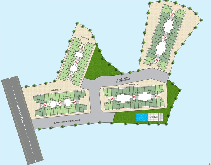Master Plan of Mahaavir Majesty in Taloja, Navi Mumbai - Image 142718