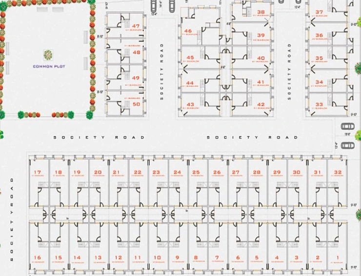 Master Plan of Shivant Valencia in Lambha, Ahmedabad - Image 142726