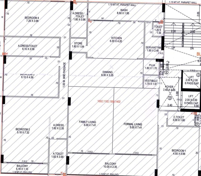 4 BHK Flat in Anamaya in Thaltej, Ahmedabad - Image 668087
