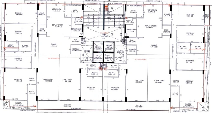 Floor Plan of Anamaya in Thaltej, Ahmedabad - Image 94805