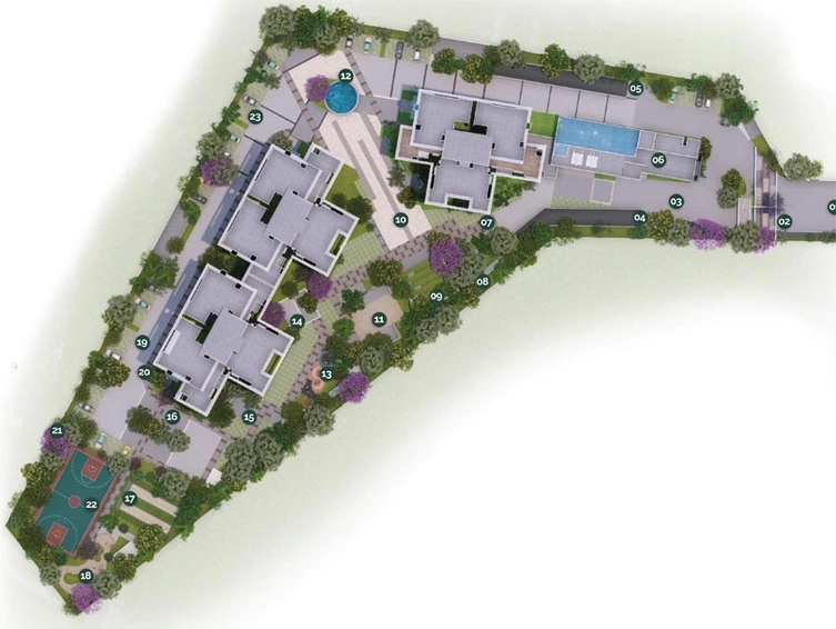 Master Plan of Embassy East Avenue in Whitefield, Bangalore - Image 142799