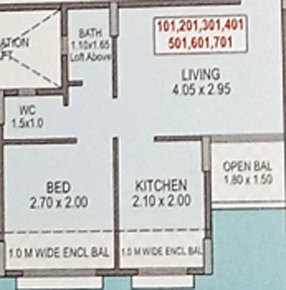 1 BHK Flat in Shree Nandanvan in Panvel, Navi Mumbai - Image 807775