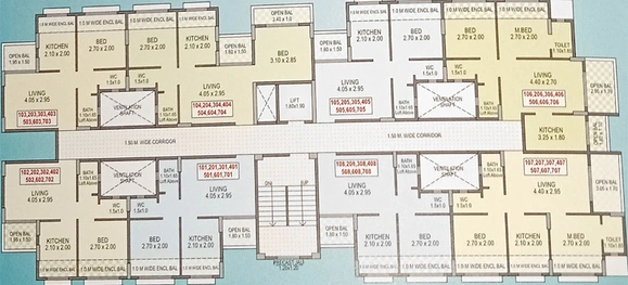 Floor Plan of Shree Nandanvan in Panvel, Navi Mumbai - Image 142833