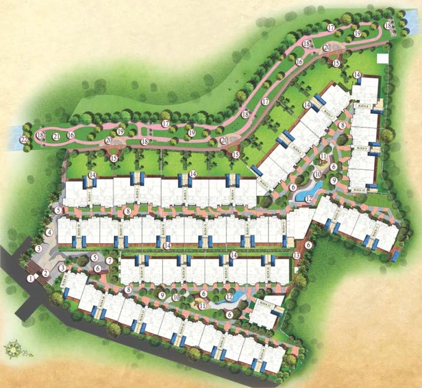 Master Plan of Embassy Grove in Kodihalli, Bangalore - Image 142856