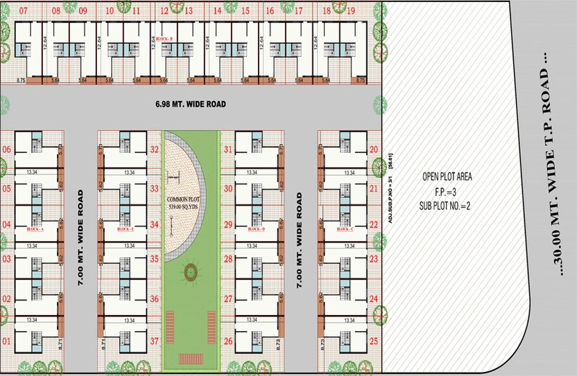 Master Plan of Yash Shree Sr Homes in Geratpur, Ahmedabad - Image 142870