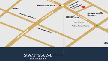Location of Aarinston Satyam Apartment - Image 142980