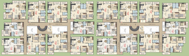 Floor Plan of Sri Nandana Galaxy in Sarjapur, Bangalore - Image 143033