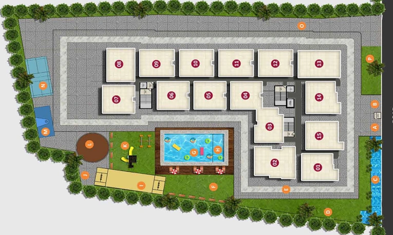 Master Plan of SVS Springs in Maragondanahalli, Bangalore - Image 143055