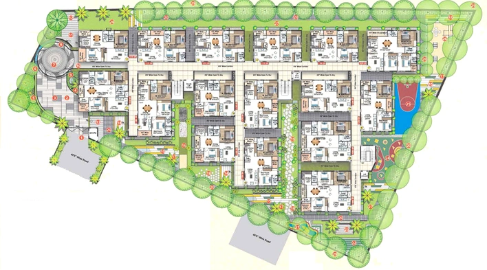 Master Plan of Vasavi Sri Nivasam in Narapally, Hyderabad - Image 143062