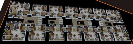 Floor Plan of RR Roshan Platinum in Arekere, Bangalore - Image 143071