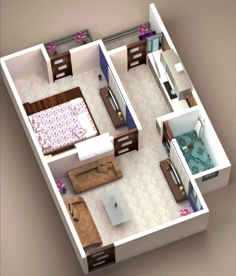 1 BHK Flat in Arihant Seasons Avenue in Suradhenupura, Bangalore - Image 807851