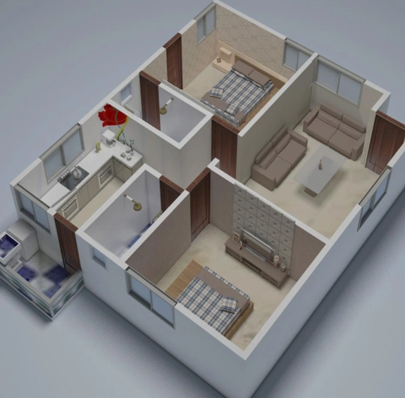 2 BHK Flat in Arihant Seasons Avenue in Suradhenupura, Bangalore - Image 807852