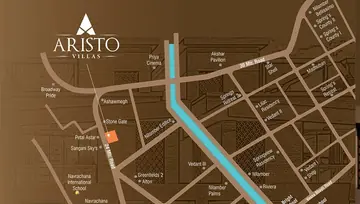 Location of Palm Aristo Villa - Image 93977