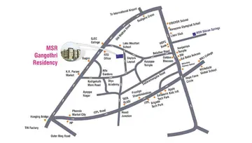 Location of MSR Gangothri Residency - Image 143178