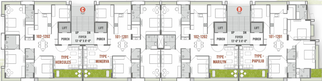 Floor Plan of Samatva Amaryllis in Science City, Ahmedabad - Image 143204