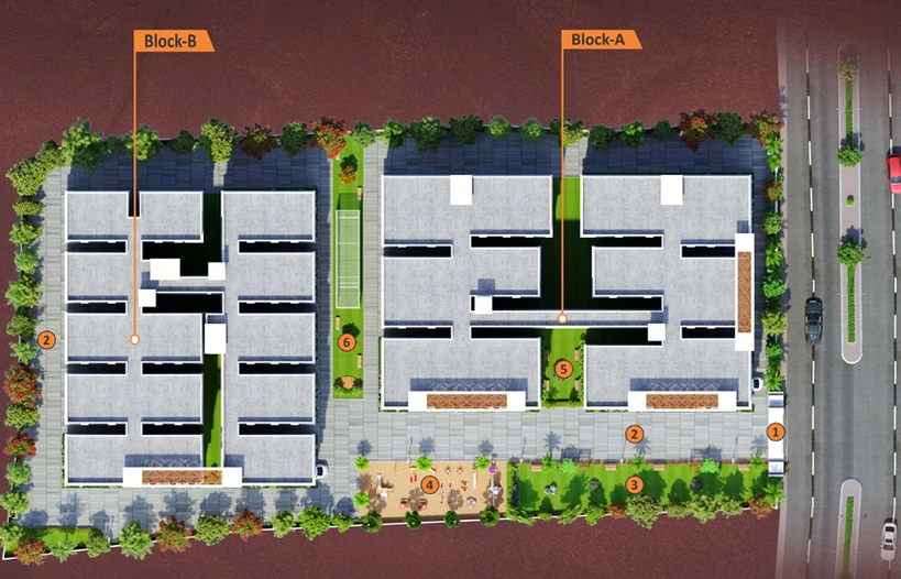 Master Plan of Bhuvanteza Aura in Kollur, Hyderabad - Image 143217