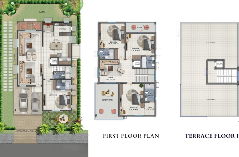 4 BHK House/Villa in Advait Villas in Medachal, Hyderabad - Image 807907
