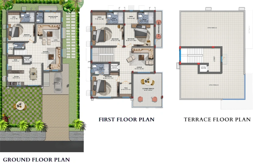 4 BHK House/Villa in Advait Villas in Medachal, Hyderabad - Image 807905