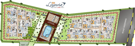 Master Plan of SV Luxuria in Kanakapura, Bangalore - Image 143232