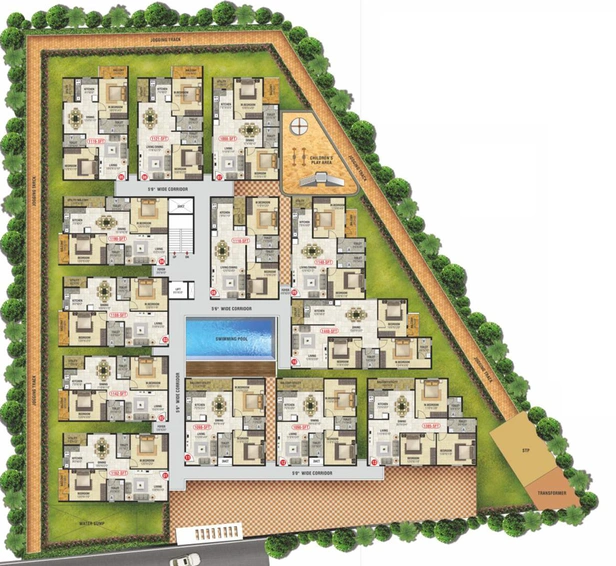 Master Plan of Sri Balaji Emerald in Hennur Road, Bangalore - Image 143310
