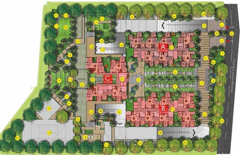 Master Plan of Vaishnavi Oasis in JP Nagar, Bangalore - Image 143388