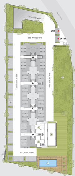 Master Plan of Goyal Orchid Greens in Hennur Road, Bangalore - Image 143411