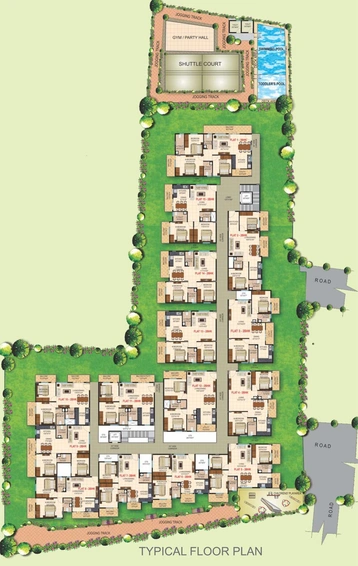 Master Plan of Ishanvi Green Leaf in Nagdevanahalli, Bangalore - Image 143424