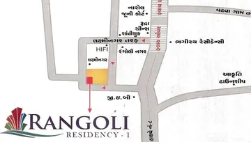 Location of RJD Rangoli Residency - Image 143466