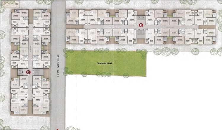Master Plan of RJD Rangoli Residency in Narolgam, Ahmedabad - Image 143468