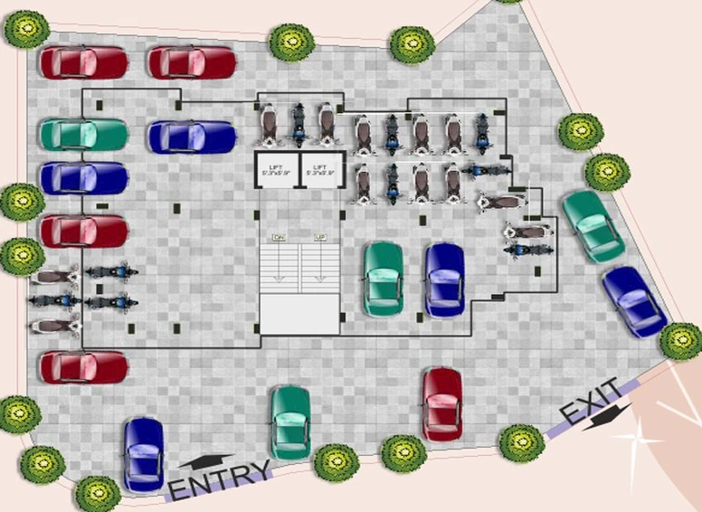 Master Plan of NB Nandanvan Residency in Maninagar, Ahmedabad - Image 143511