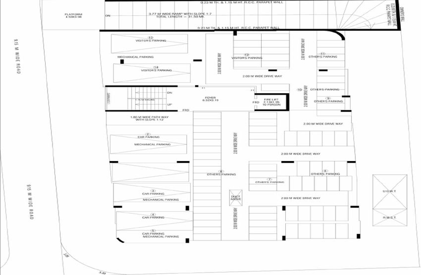 Master Plan of RV Nakshatra Legacy in Paldi, Ahmedabad - Image 143519