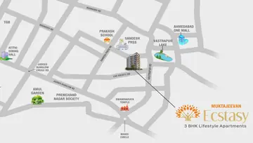 Location of SMJ Muktajeevan Ecstasy - Image 143526