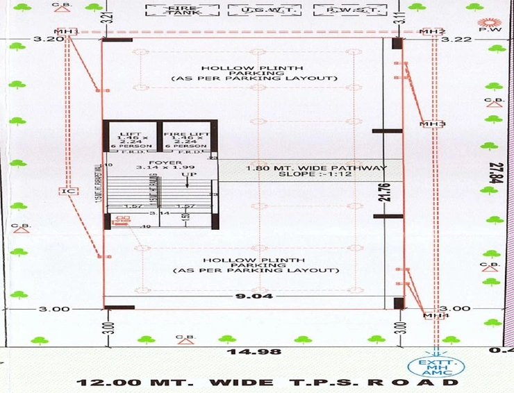 Master Plan of SMJ Muktajeevan Ecstasy in Vastrapur, Ahmedabad - Image 143528