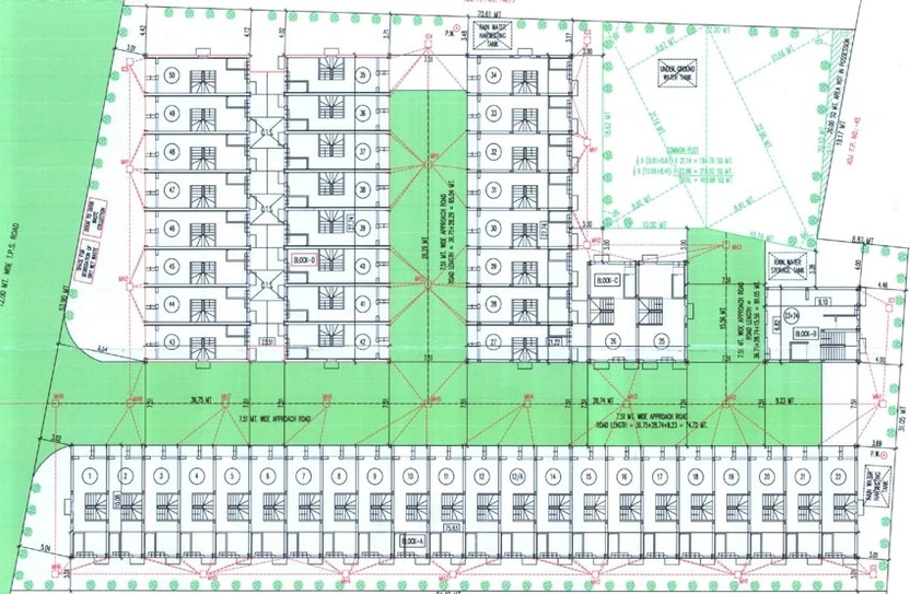 Master Plan of Mivaan Gayatri Homes in Vatva, Ahmedabad - Image 143537