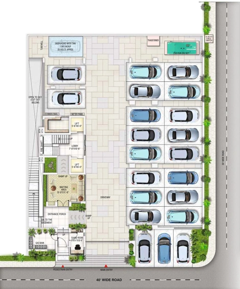 Master Plan of Silverhope Luminaire in Durgapura, Jaipur - Image 143601
