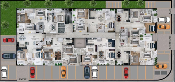 Master Plan of Parth Crown in Mansarovar, Jaipur - Image 143617