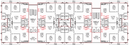 Floor Plan of Amrapali Luxuria in Kalali, Vadodara - Image 94011