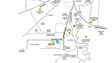 Location of Amrapali Luxuria - Image 94010