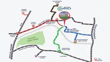 Location of Nestcon Chintala Residency - Image 143659