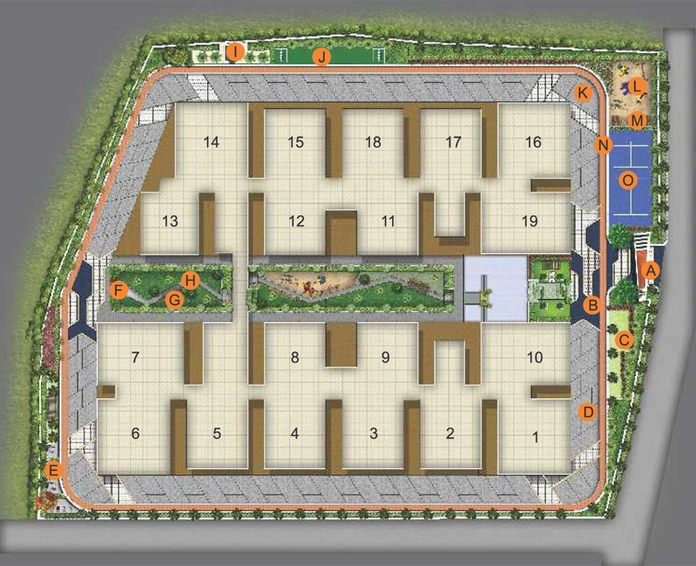 Master Plan of Sikhara One in Attapur, Hyderabad - Image 143687