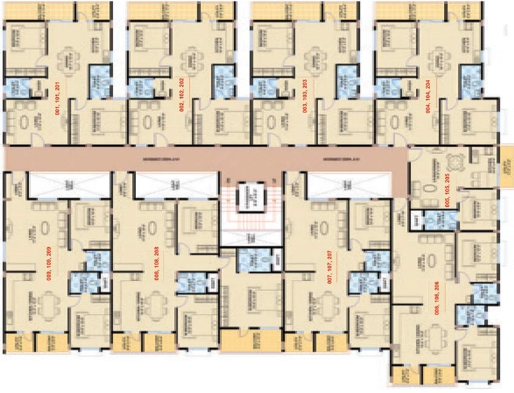 Floor Plan of Axis Citrino in Bommanahalli, Bangalore - Image 143771