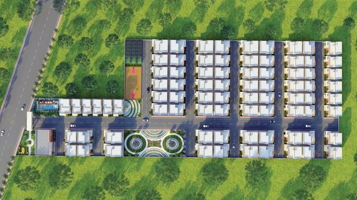 Master Plan of Creative West Winds in Bhanur, Hyderabad - Image 143796