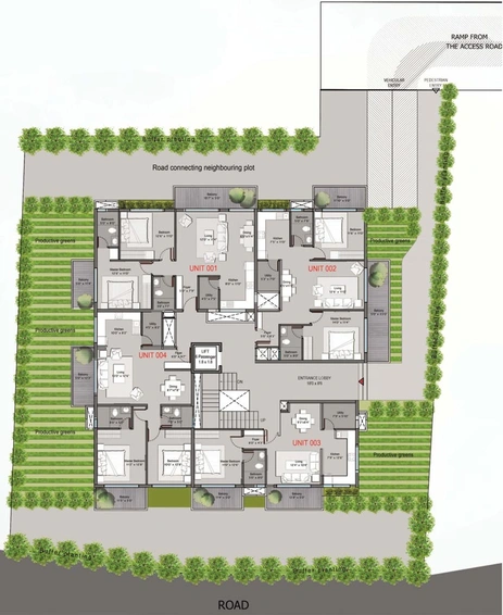 Master Plan of Axis Vanam in JP Nagar, Bangalore - Image 143818