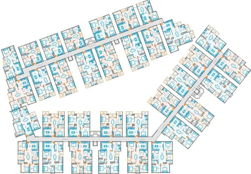 Floor Plan of Samhita Sarovar in Horamavu, Bangalore - Image 143877