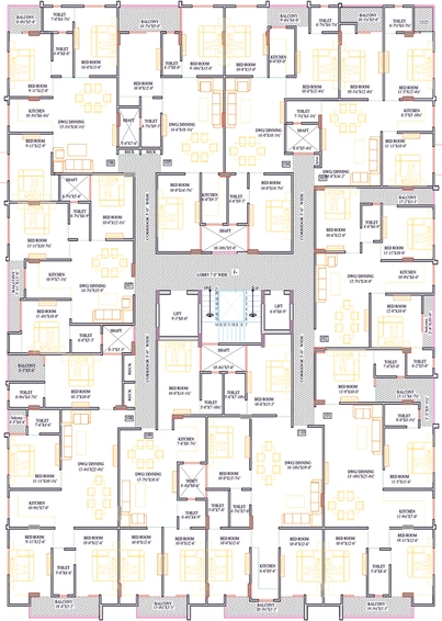 Floor Plan of Parth Palace in Mansarovar, Jaipur - Image 143908
